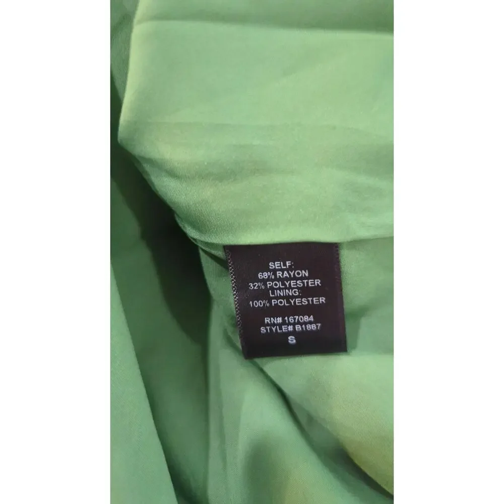 NWOT Tuckernuck Green Dupioni Esme Midi Dress - Picture 4 of 5